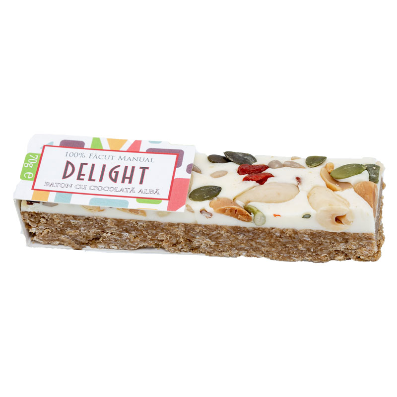Delight - Baton cu ciocolata alba - Love Bars